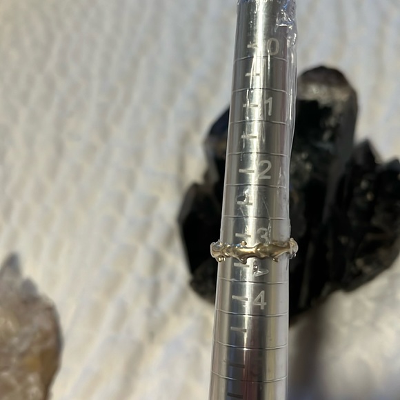 Sterling dolphin ring sz 3 1/2 - Picture 3 of 3